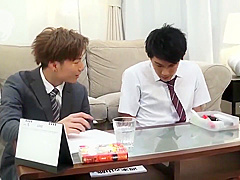 [2019 8 9] Two Japanese boys student 18+ study the group and fuck each other