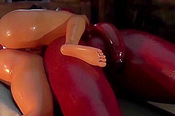 3d Animated - Horny Trans Witch Fucked A 18+ Virgin teen 18+ Girl In Horror Night