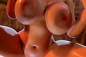 3d Animated - Horny Trans Witch Fucked A 18+ Virgin teen 18+ Girl In Horror Night
