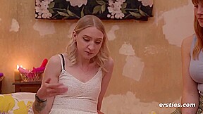 4 Hot Babes Play A Sexy Card Game And Have Lesbian Fun