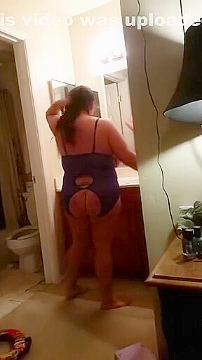 42 Step mother of 2 lighting her cig sexy