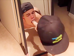 A Boy, A Dildo And A Mirror