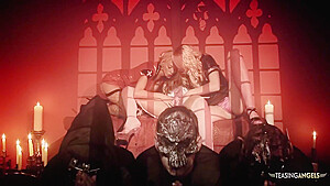 A Mindblowing Cosplay Orgy With Gorgeous Blonde Babes And Intense Anal Sex With Arousing Cumshots