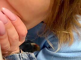 A Real Creampie In The Cum In My Tight Pussy While I Try On Jeans