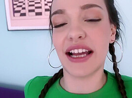 A Slender Brunette Flashed Her Charms In Front Of Her Best Friend - Rissa May