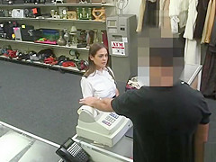 A very lovely Stewardess gets pawned hard by a big dick