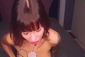 ASMR AMY TOPLESS BLOWJOB AND ROLEPLAY