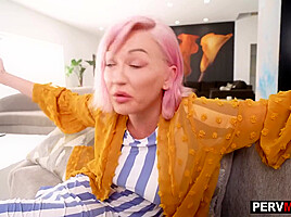 Adira Allure - Milf Step mom Noticed Her Stepson Was Watching Porn On His Phone