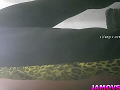 Adorable Japanese performing girl has great orgasms from a good dick 