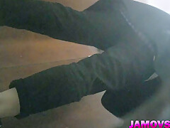 Adorable Japanese performing girl has great orgasms from a good dick 