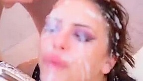 Adriana chechik - gangbang bukkake