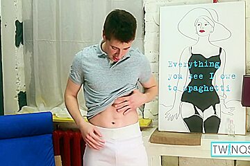 After Lustful Boy Henry Jerks His Hard Dick Off