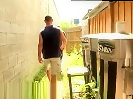 Alex's naked gay men outdoors hot old giving hand job to