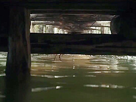 Alicia Vikander - Public nudity, Naked Swimming - Kronjuvelerna (2011)
