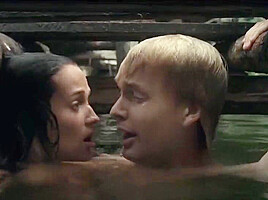 Alicia Vikander - Public nudity, Naked Swimming - Kronjuvelerna (2011)