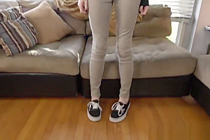 Alt trans amateur tugging at casting audition
