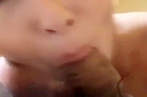 Amateur japanese milf give POV blowjob