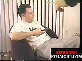 Amateur straight guy smokes after receiving blowjob