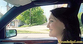 Amateur teen 18+ girl hitchhikes and pounded in public place