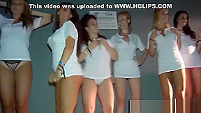 Amateur wet tshirt party