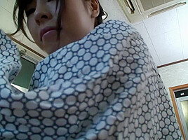 Amazing Japanese slut in Horny Shower, Gangbang JAV scene