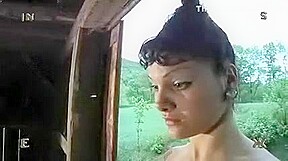 Amazing amateur Brunette, BDSM sex scene