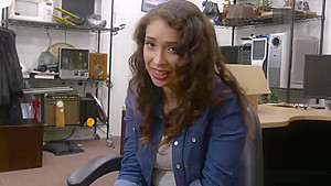American Kitty Catherine gobbles cock