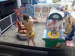 An Mashiro Asian model is nude in public part5