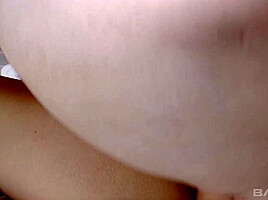 Aria Valencia Gives A Backwards Blowjob To An Older Gent - BANG!
