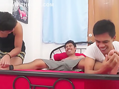 Asian Boy Franco Tied and Tickled