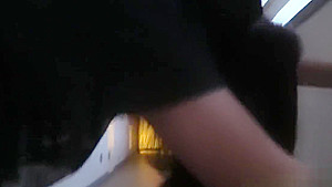 Asian Cum Slut Fucks Guy By Subway Station