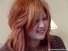 Asian Redhead Takes Dick In Her Hot Tight Pussy