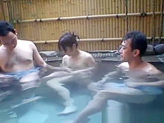 Asian babe is hot and bathing in the hot part5