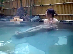 Asian babe is hot and bathing in the hot part5