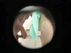 Asian girl fucked and spied through shower room wall hole snr33
