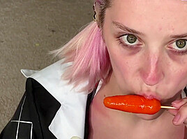 Asmr- Popsicle Sucking With