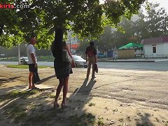 Astounding summer suit upskirt