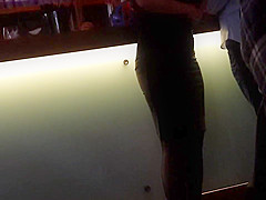 At a wedding in the restaurant 