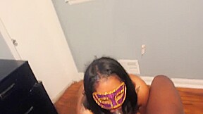 Atlanta BBW Sucks dick while boyfriend at work