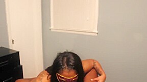 Atlanta BBW Sucks dick while boyfriend at work