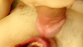 Autofellatio - Self suck and cum in my mouth #8