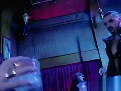 Awesome gay blowjob in the club