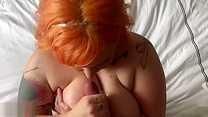 BBW Courtney Trouble BJ and Deepthroat