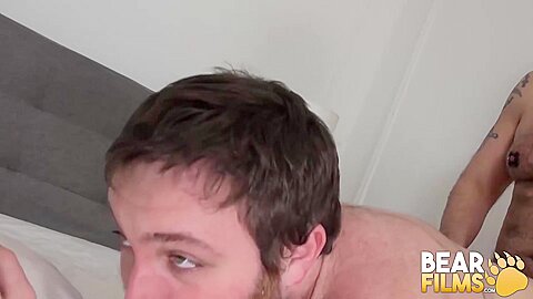 BEARFILMS Bears Sam Black And Colt Cox Mutually Bareback