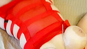 Bareback stranger creampies slut wife in mmf threesome