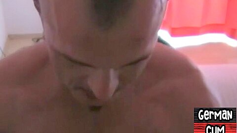 Barebacking German amateur DILF creampies BFs asshole