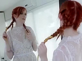 Barely Legal Ginger teen 18+ Bounces On a Huge Cock FULL – http://badbab club