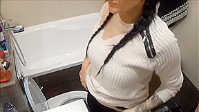 Bathroom fart contest
