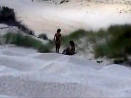 Beach Step mom and Step daughter Dune Fun