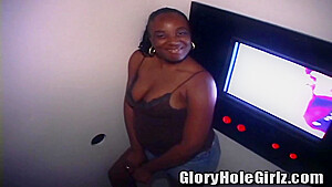 Bearded Black Bitch teen 18+ Sucks N Fucks With Nasty Hairy Holes In Glory Hole Booth!